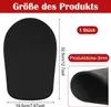 A diagram showing the dimensions and thickness of a black mat. Produktbild-Vorschau