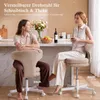Chaise de maquillage COMHOMA avec roulettes, chaise de Voir les images du produit 5