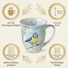 Tasse aus Porzellan Blossom time  - Blaumeise an Produktbild-Vorschau 4