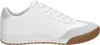 A side view of a single white sneaker. Produktbild-Vorschau