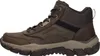 A side view of a brown Skechers boot. Voir les images du produit