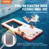 VEVOR Aufblasbares Schwimmdock 4,57x1,98m Dockplattform mit Produktbild-Vorschau 2