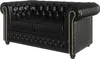 S-STYLE MÖBEL - Chesterfield Sofa 2 sitzer aus Schwarz Produktbild-Vorschau 4