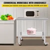 SucceBuy Pracovní stůl z nerezové oceli 35 x 24 x 33 palců Náhled obrázku produktu 2