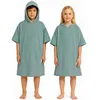 Leicht Frottee Badeponcho Kinder Mädchen Jungen Baumwolle Produktbild-Vorschau 2
