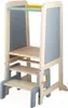 Janod Holz-Lernturm Tafel - höhenverstellbarer Tritthocker Produktbild-Vorschau 5