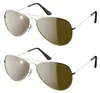 Eagle Eyes - Lunettes De Soleil Pilotes Lot De 2 - Argent Voir les images du produit 1