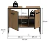 Waschtisch Bagno | mit Türen | Artisan Oak Produktbild-Vorschau 4