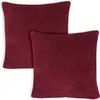 Kissenbezug 60x60 cm rot Kissenhülle 3D Waben Kissen Produktbild-Vorschau 2