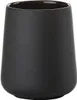 A black ceramic toothbrush holder with a soft-touch finish. Produktbild-Vorschau