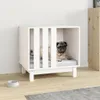 vidaXL Niche pour chien Blanc 60x45x57 cm Pin massif Voir les images du produit 2