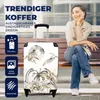 MuchoWow® Koffer Handgepäck Trolley Rollkoffer Kleine Produktbild-Vorschau 2