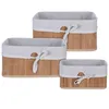 HOMESTYLING KO-MA1000020 Zestaw koszy bambusowych / Podgląd zdjęcia produktu 1
