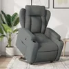 vidaXL Relaxsessel mit Aufstehhilfe Dunkelgrau Stoff Produktbild-Vorschau 2