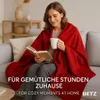 Betz 3 Stück Fleecedecke Kuscheldecke Wohndecke in Größe Produktbild-Vorschau 3
