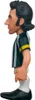 A figurine of a soccer player in a black and white striped jersey. Podgląd zdjęcia produktu