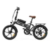 A studio shot of a black electric bicycle against a white background. Produktbild-Vorschau