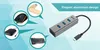 Hub USB i-Tec C31HUBMETAL403 USB x 4 Grau Produktbild-Vorschau 5