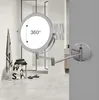A bathroom setting with a wall-mounted LED makeup mirror. Produktbild-Vorschau