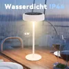 ZMH Tischlampe Solar Akku Nachttischlampe Led Kabellos Produktbild-Vorschau 6