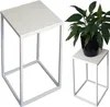 HMP Blumenständer Blumenbeet Silber Metall 100% Loft Produktbild-Vorschau 1