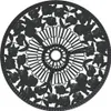 vidaXL 3-dielna súprava Bistro Cast Aluminium Black Náhľad obrázku produktu 4