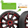 Auto Radkappen Radzierblenden 4er Set passend für alle Produktbild-Vorschau 3