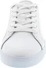 A close-up, front-facing view of a white Tommy Hilfiger sneaker. Náhled obrázku produktu