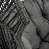 nabbi Rattan-Zweisitzer Haldon - schwarz / natur / Produktbild-Vorschau 4