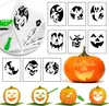 com-four® 14-teiliges Kürbis Schnitz-Set für Halloween - Produktbild-Vorschau 7