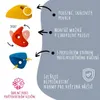 Create for you® – Domácí lezecká stěna pro děti, 30 Úchytů, Náhled obrázku produktu 5