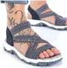 Rieker Komfort Sandalen Ribbonstretch/Namur Damen Produktbild-Vorschau 65
