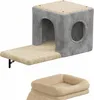 BALCONERA Kletterwand Katzen 5-Teiliges Set aus Holz & Produktbild-Vorschau 4