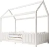 MODFU Lit Enfant 90x200 cm - Lit Cabane avec Barrières de Voir les images du produit 10