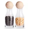 Zeller Present Glaskaraffen-Set mit Holzkugel 250ml Ø6,5cm Produktbild-Vorschau 3