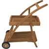 Teako Design Servierwagen Teakholz Teramo 2 Ablagen Produktbild-Vorschau 4
