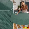 Tischdecke Wachstuch Einfarbig Grün Robust Wasserabweisend Produktbild-Vorschau 5