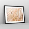 Gerahmtes Poster - Schwarzer Rahmen - Gras Boho Licht - Produktbild-Vorschau 8
