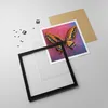 Gerahmtes Poster - Schwarzer Rahmen - Schmetterling bunt Produktbild-Vorschau 4