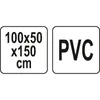 Mini skleník 100x50x150 cm, PVC/ocel Náhled obrázku produktu 12