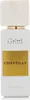A white perfume bottle with gold accents and text. Anteprima dell’immagine prodotto