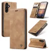 Galaxy A54 5G Hülle, Retro Kunstledertasche mit Produktbild-Vorschau 1
