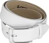 LLOYD Leder Gürtel Thin Belt W110 White weiß Produktbild-Vorschau 4