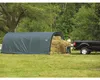 ShelterLogic Folien Weidezelt Zeltgarage Run-In-Shed Grün Produktbild-Vorschau 4