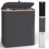 HENNEZ 15909, Badezimmer-Organizer, Grau, Bambus, 140 kg, Produktbild-Vorschau 8