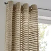 Kutti Vorhang Crinkle Natur Taupe mit Ösen Musselin Produktbild-Vorschau 3