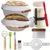 Gärkörbchen Für Sauerteig Starter Set, 25cm & 23cm Gärkorb Produktbild-Vorschau 1