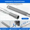 Staubwedel Teleskop 254 cm Mikrofaser Waschbar Biegbar Produktbild-Vorschau 2