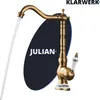 JULIAN | Rubinetto da cucina vintage premium in ottone oro Anteprima dell’immagine prodotto 1