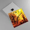 Wanduhr - Quadrat - Glasuhr - Wald Baum Natur - 40x40cm - Produktbild-Vorschau 2